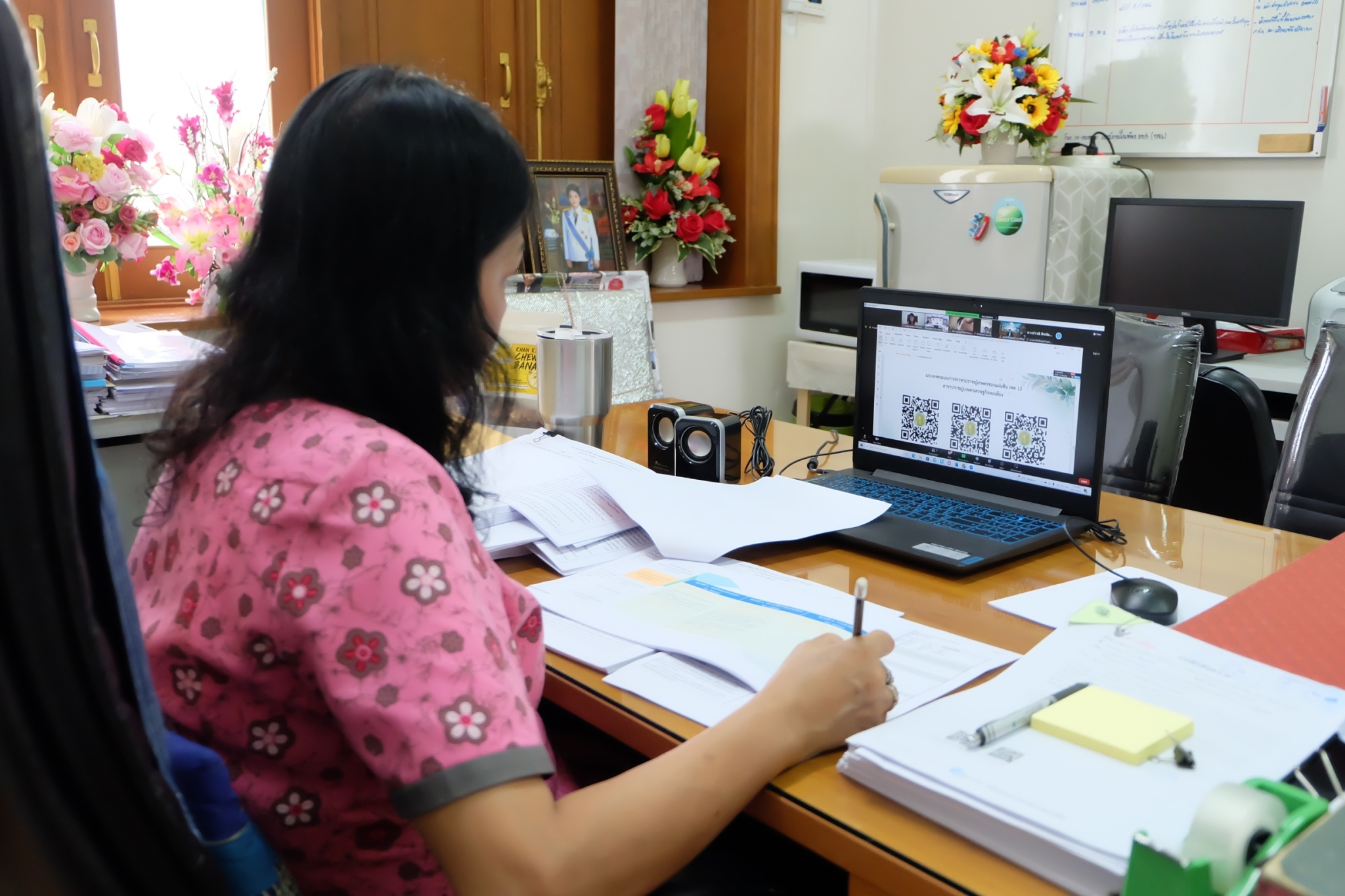 title - ผู้ตรวจราชการ ส.ป.ก. ร่วมประชุมคณะทำงานสรรหาปราชญ์เกษตรของแผ่นดินระดับเขต เขตตรวจราชการที่ 12 ประจำปี 2567 ผ่านระบบการประชุมทางไกลออนไลน์ Application Zoom Meeting